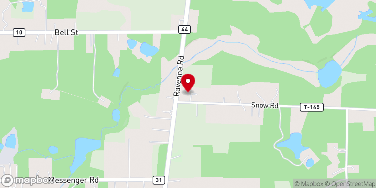 Map showing location of Faith Baptist Church of Burton