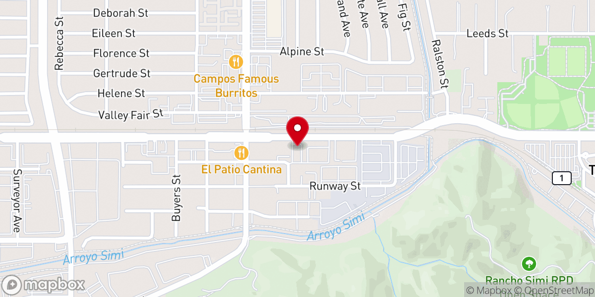 Map showing location of Dynamic Assemblies Inc