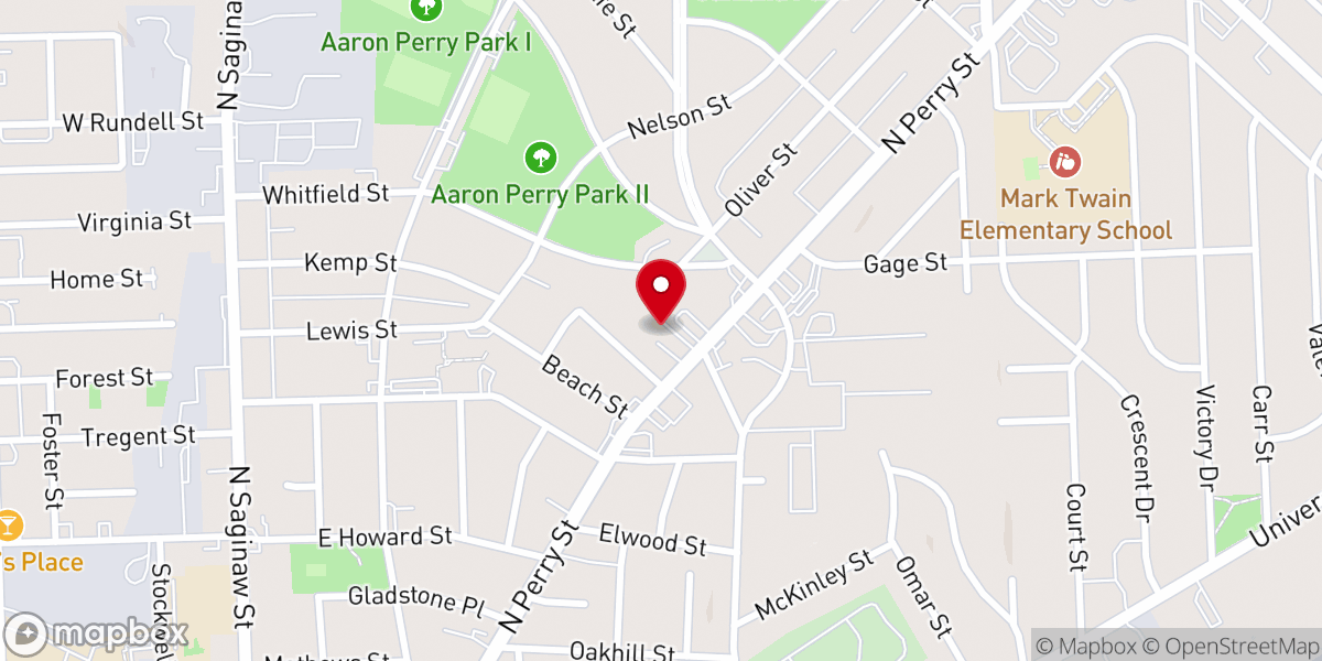 Map showing location of Free Life Temple Christian Center