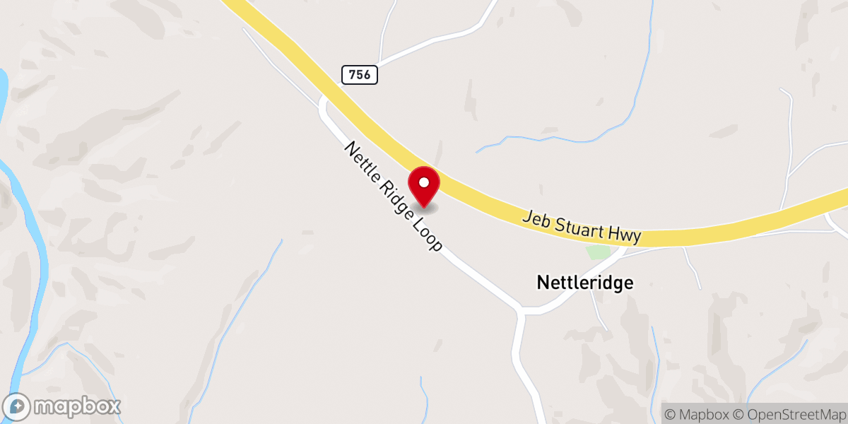 Map showing location of Unity Missionary Baptist Church