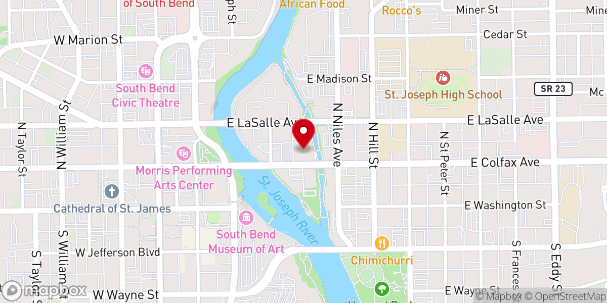 Map showing location of Tree of Life Anglican Church