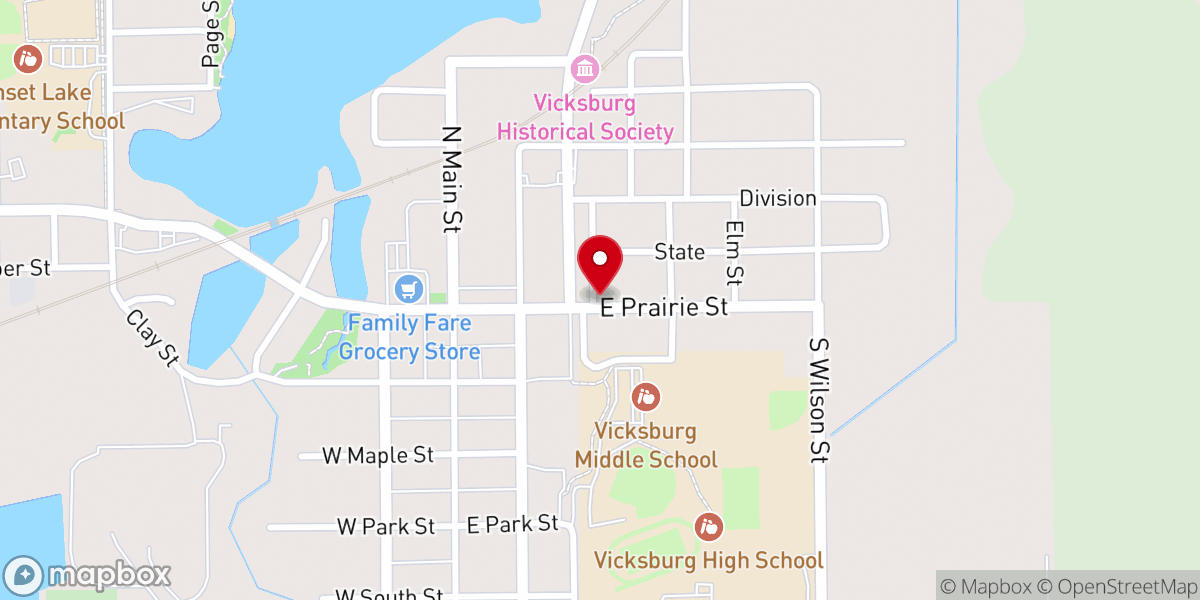 Map showing location of Bethel Apostolic Church