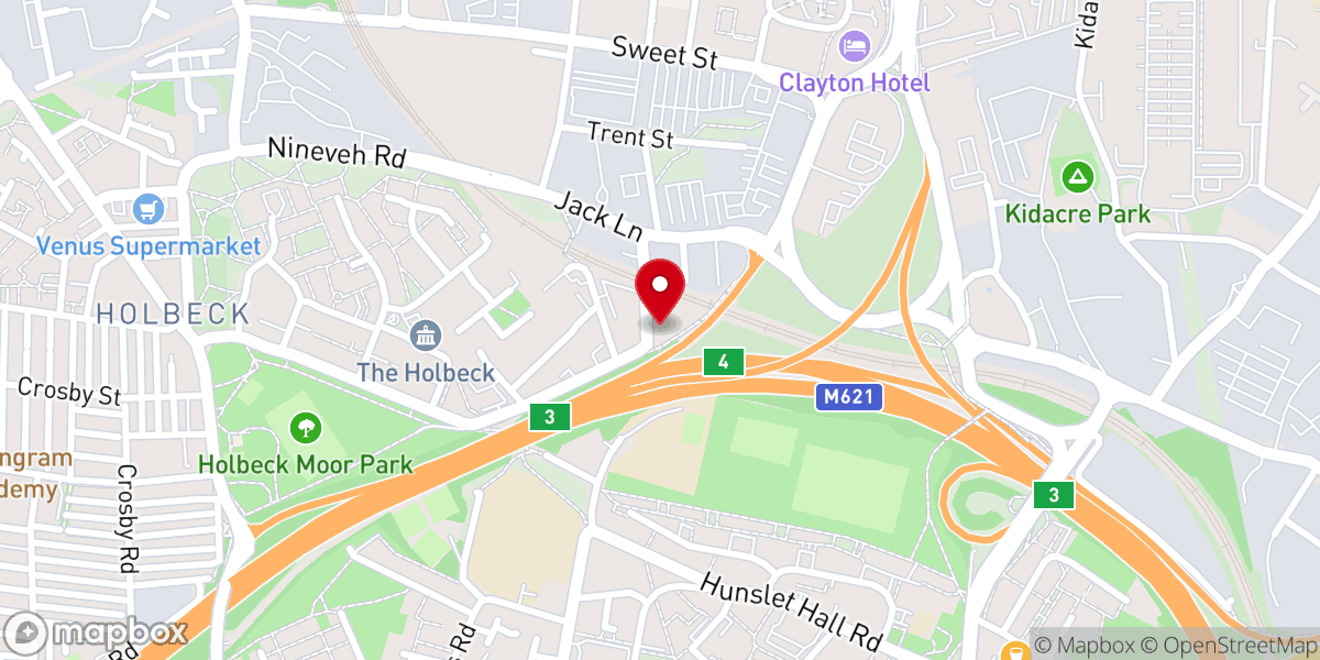 Map showing location of RCCG Christ Church (City of Mercy) Leeds