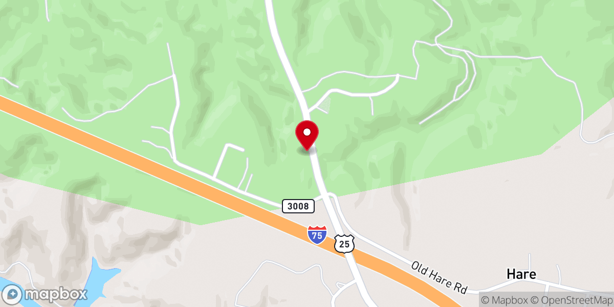 Map showing location of Calvary Baptist Temple