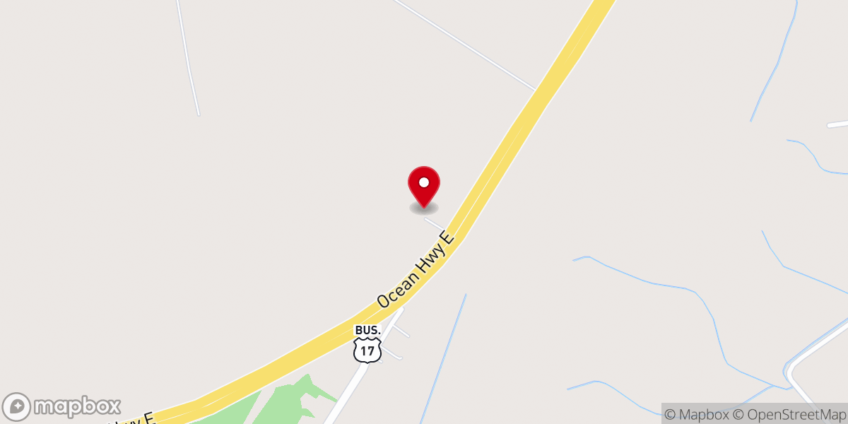 Map showing location of Faith Baptist Church