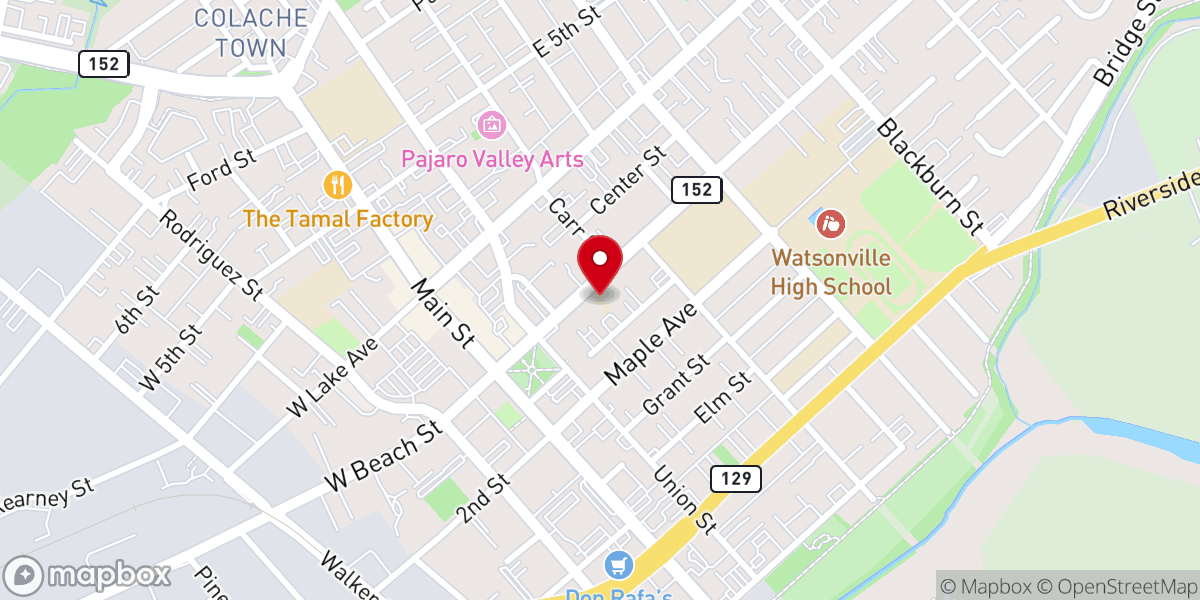 Map showing location of La Iglesia