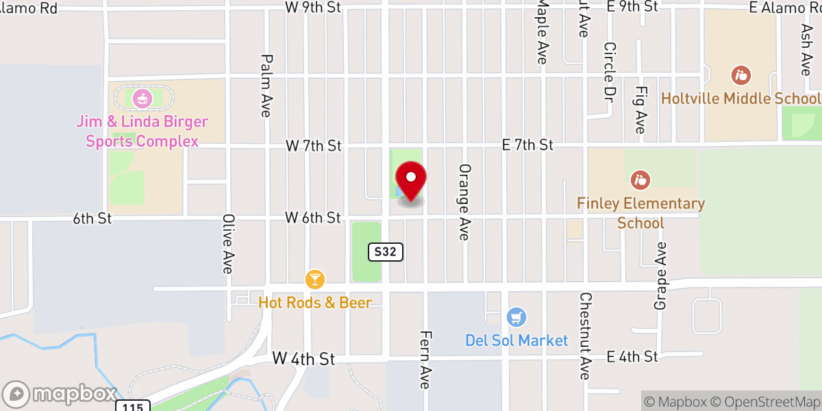 Map showing location of Cornerstone Community Church