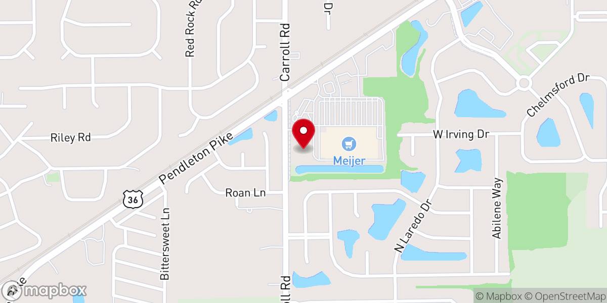 Map showing location of Living Streams Community Church