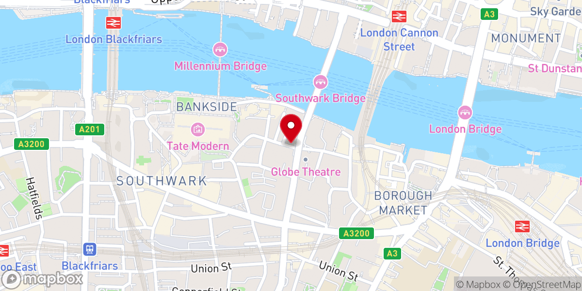 Map showing location of London Bridge Islamic Centre (JUMMAH ONLY)