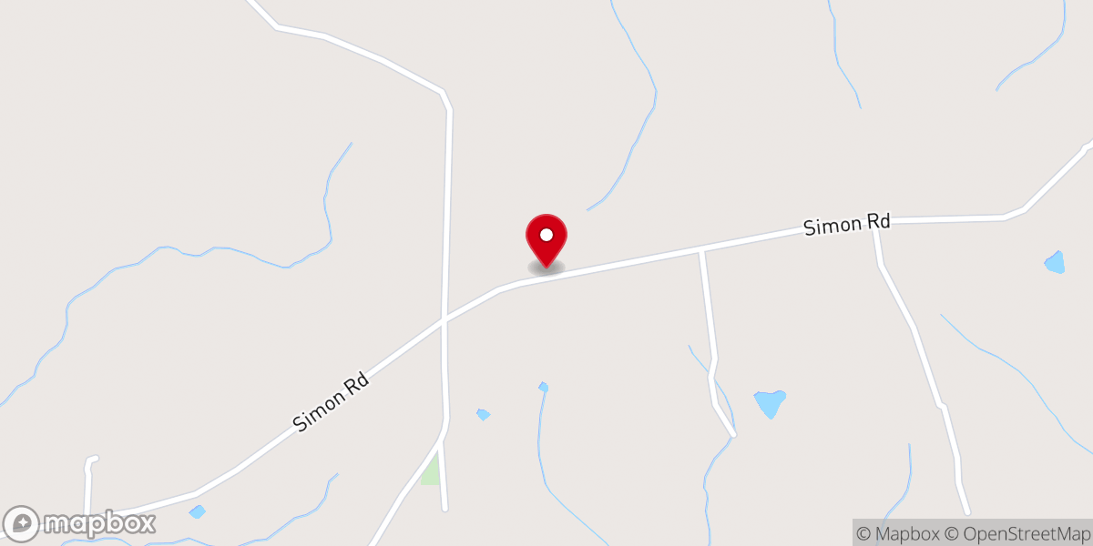 Map showing location of New Beulah Missionary Baptist Church