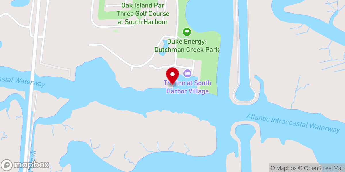 Map showing location of Safe Harbor South Harbour Village