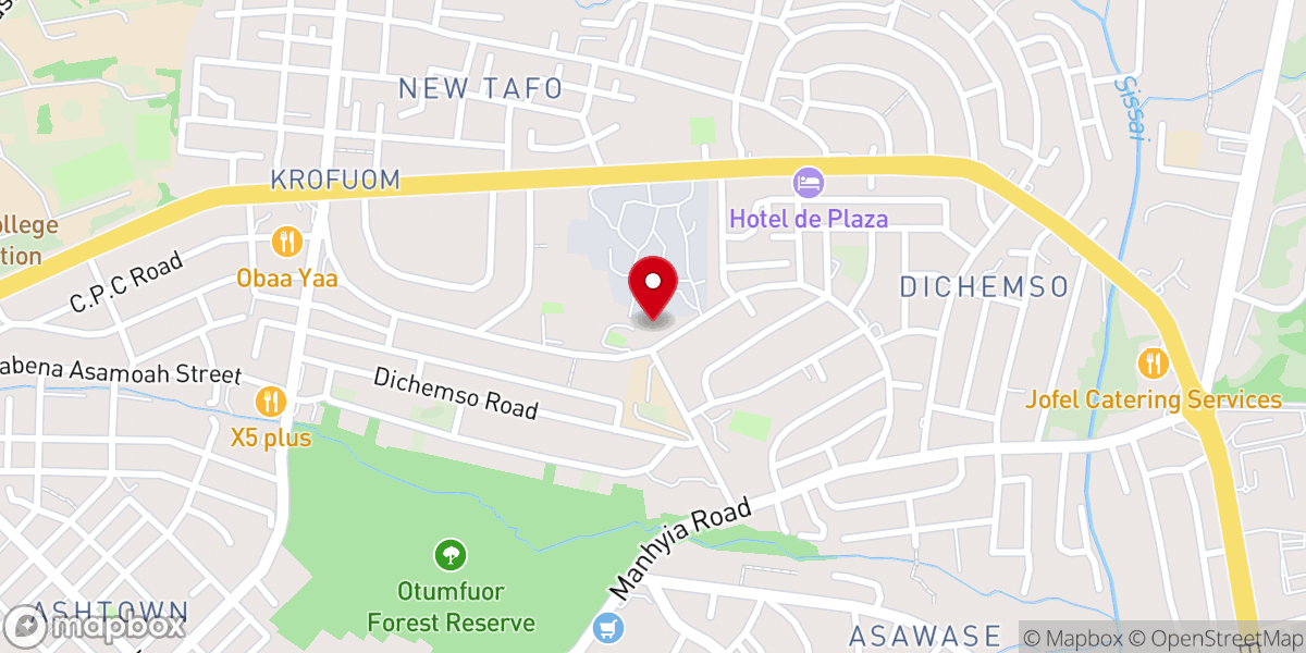 Map showing location of Dunwell methodist church