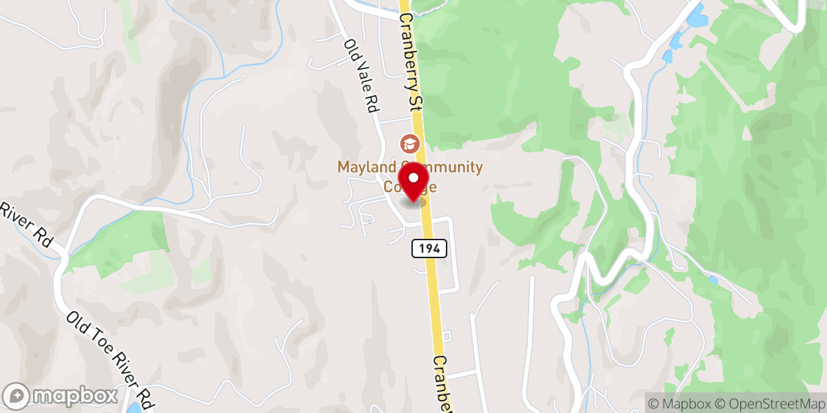 Map showing location of Broken Wheel Ministries