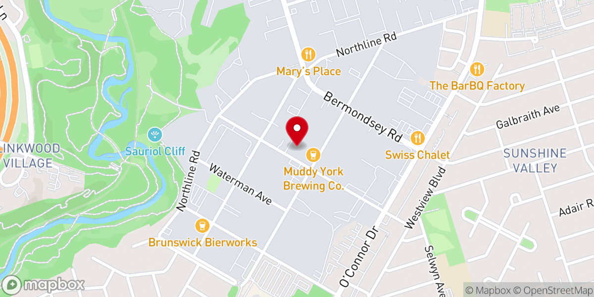 Map showing location of Bangladesh Canada Hindu Mandir