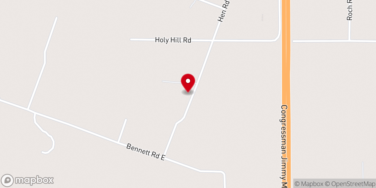 Map showing location of Church of God in Christ