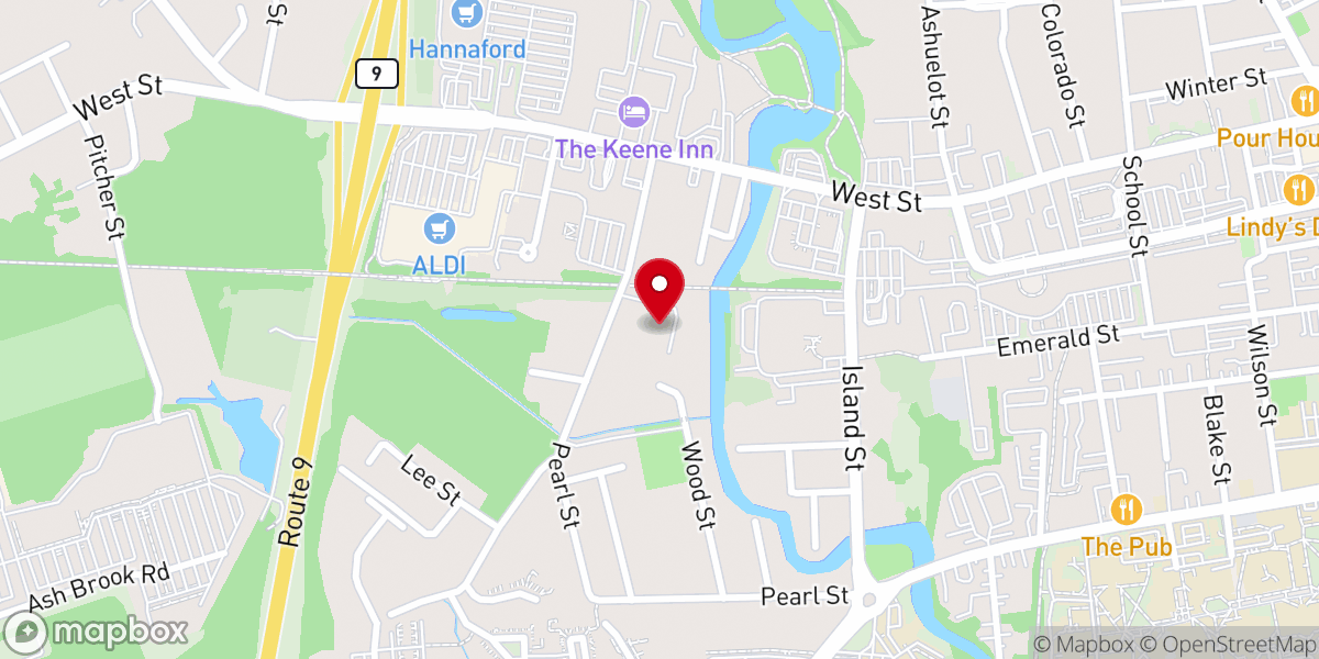 Map showing location of Liberty Tree Ministries