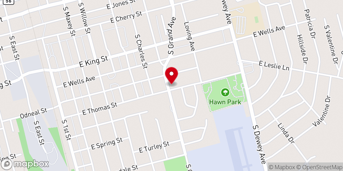 Map showing location of Latter Rain Church Of God In Christ
