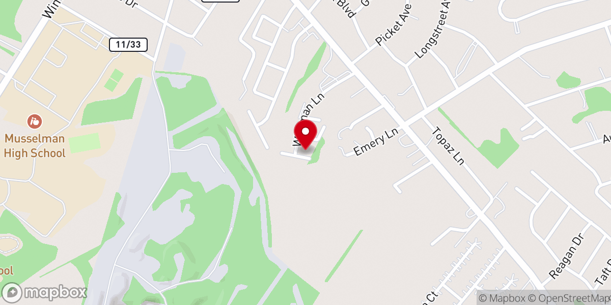 Map showing location of Eternal Life Ministries