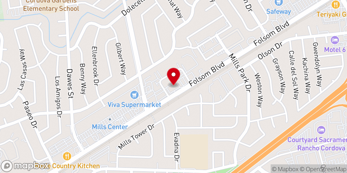Map showing location of The Way of Life Church