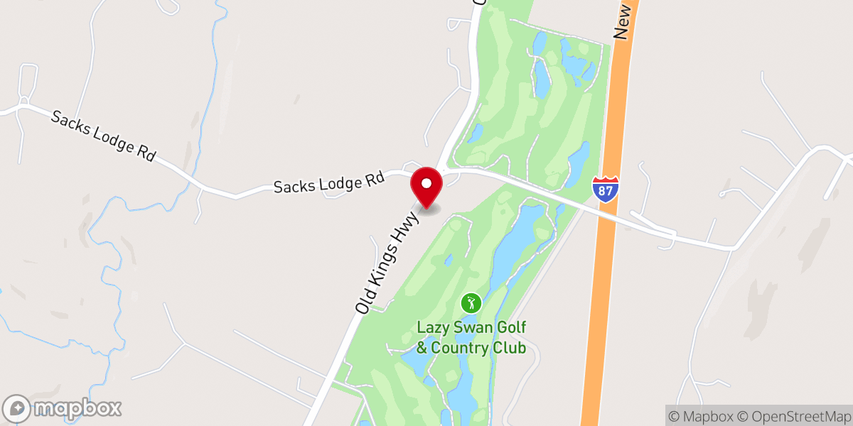 Map showing location of Katsbaan Reformed Church