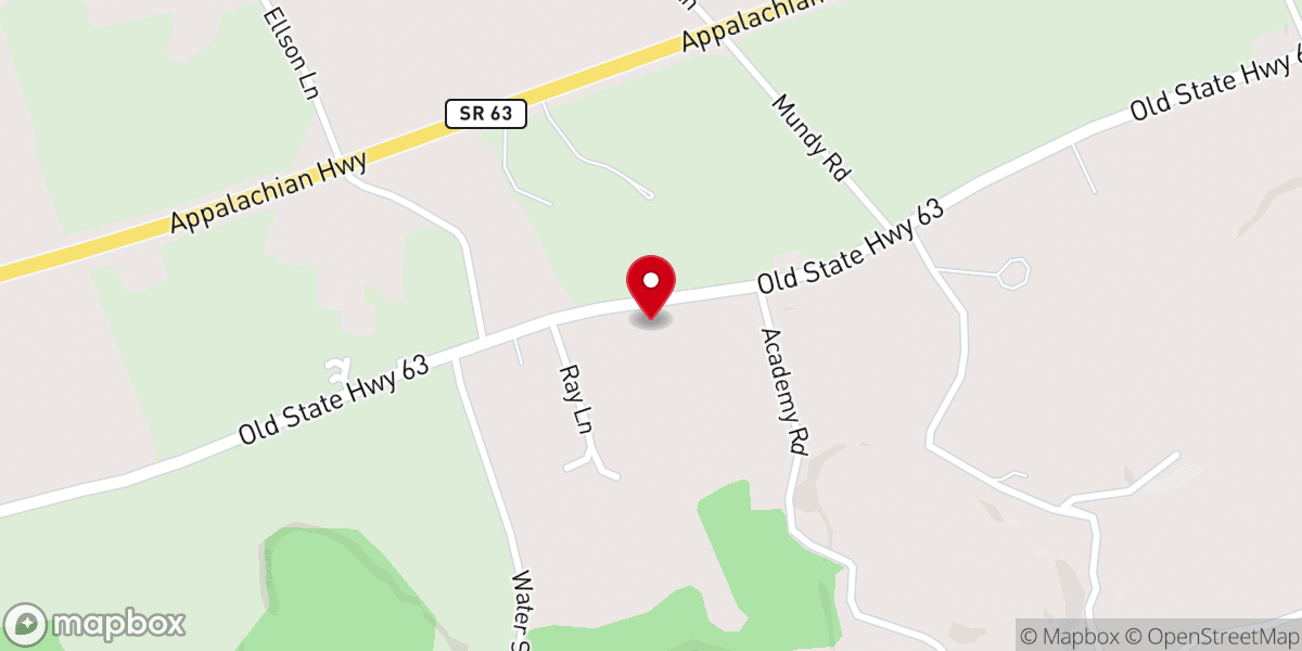 Map showing location of Community Missionary Baptist Church
