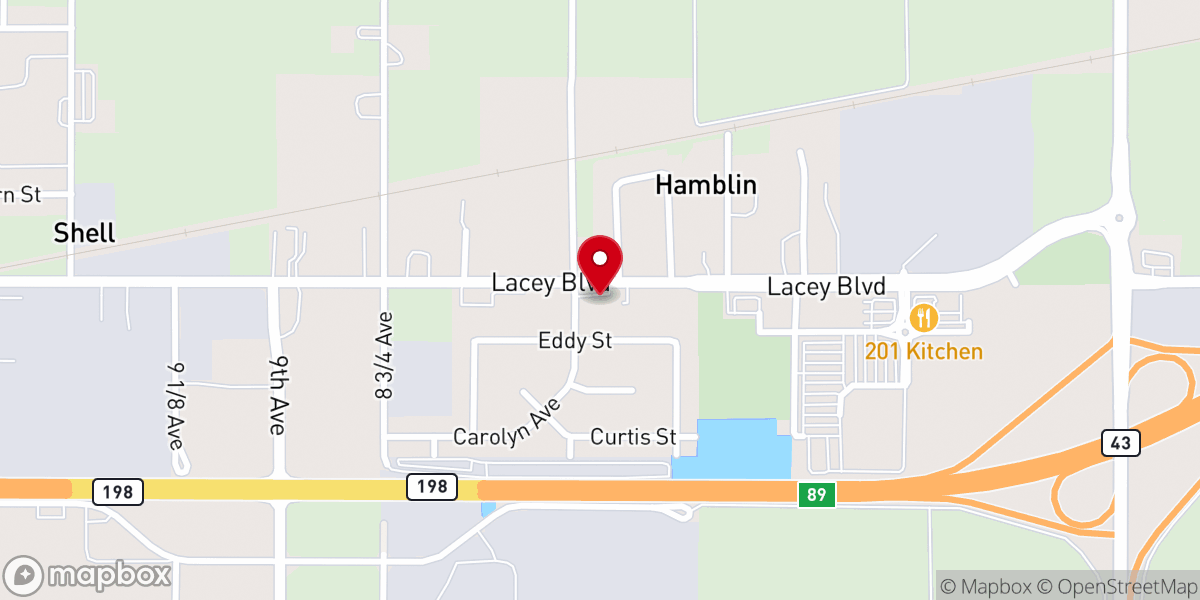 Map showing location of Iglesia pentecostal unida hispana iph
