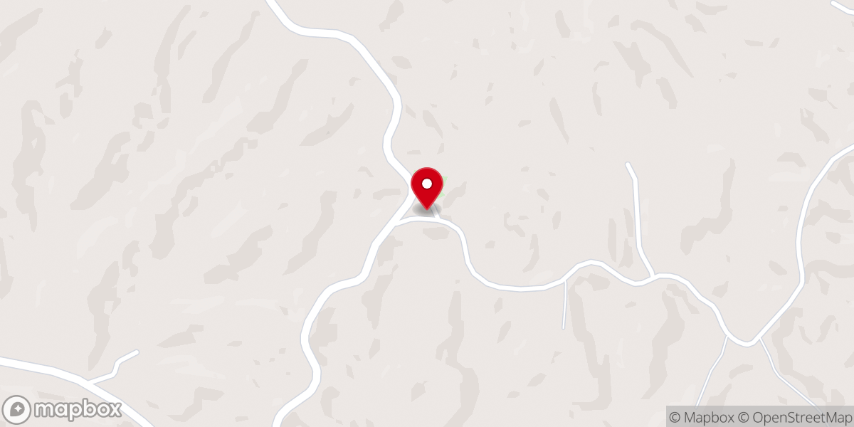 Map showing location of Corinth Christian Church