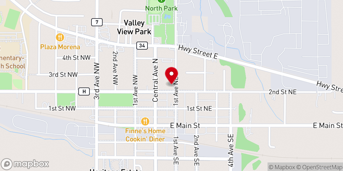 Map showing location of St. John Baptiste de la Salle Parish