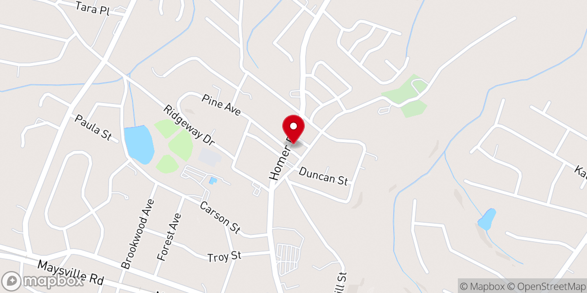 Map showing location of Warren Chapel United Methodist