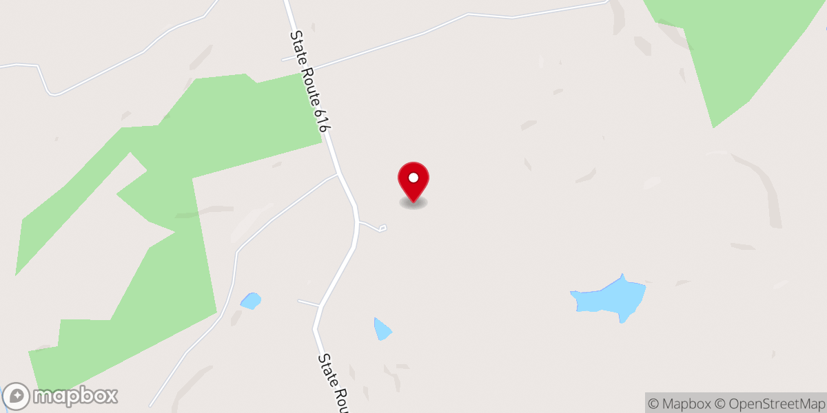 Map showing location of Valentine's Bakery and Meats