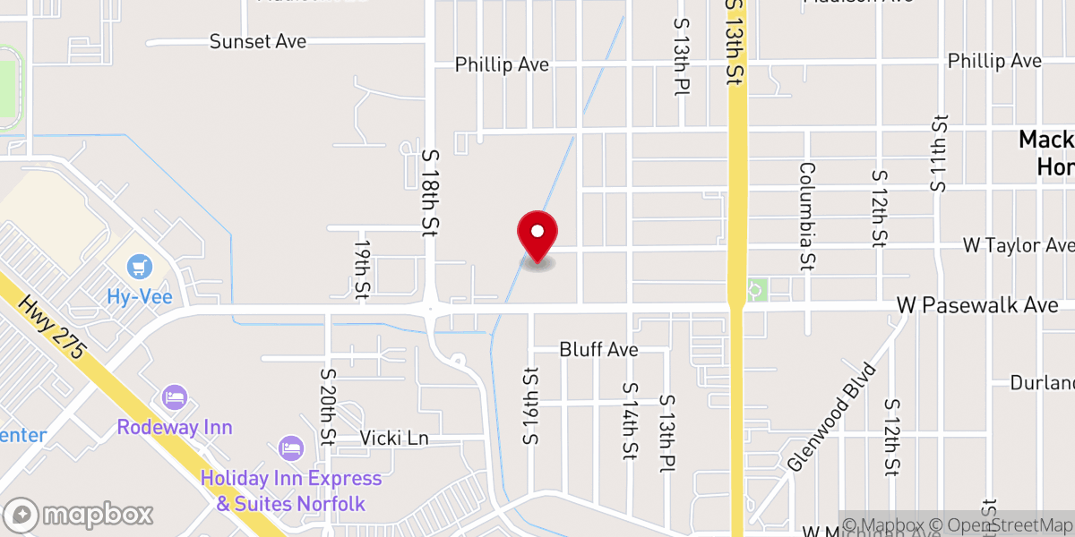 Map showing location of Renewed Hope Christian Community