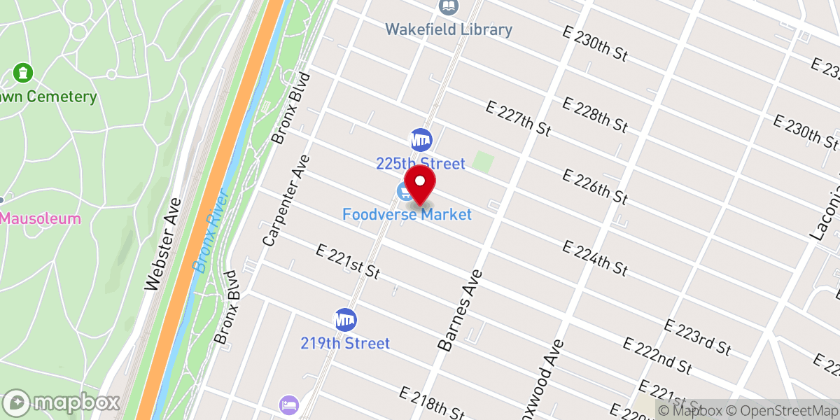 Map showing location of Shiloh Temple Pentecostal Church - Food Distribution Center