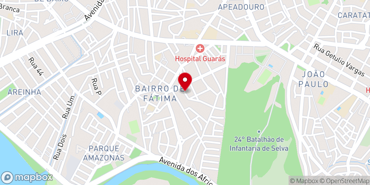 Map showing location of Assembleia De Deus Bairro de Fátima