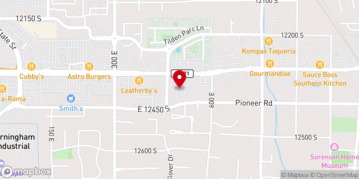 Map showing location of Salt Lake Baptist Associates