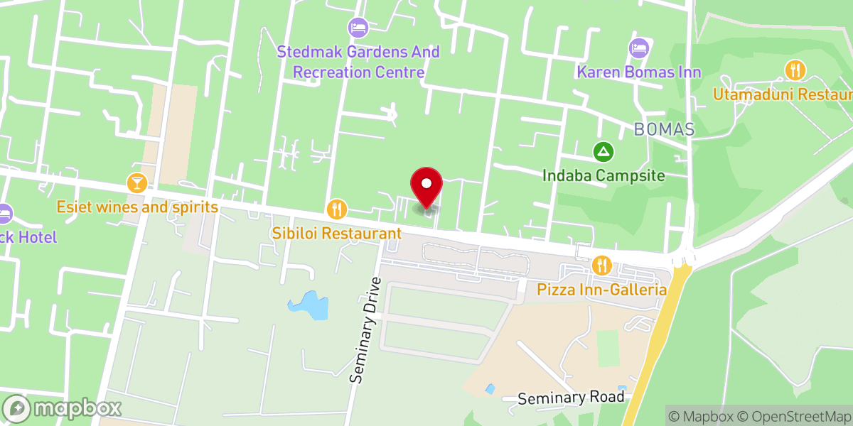 Map showing location of CITAM Karen (Christ Is The Answer Ministries - Karen)