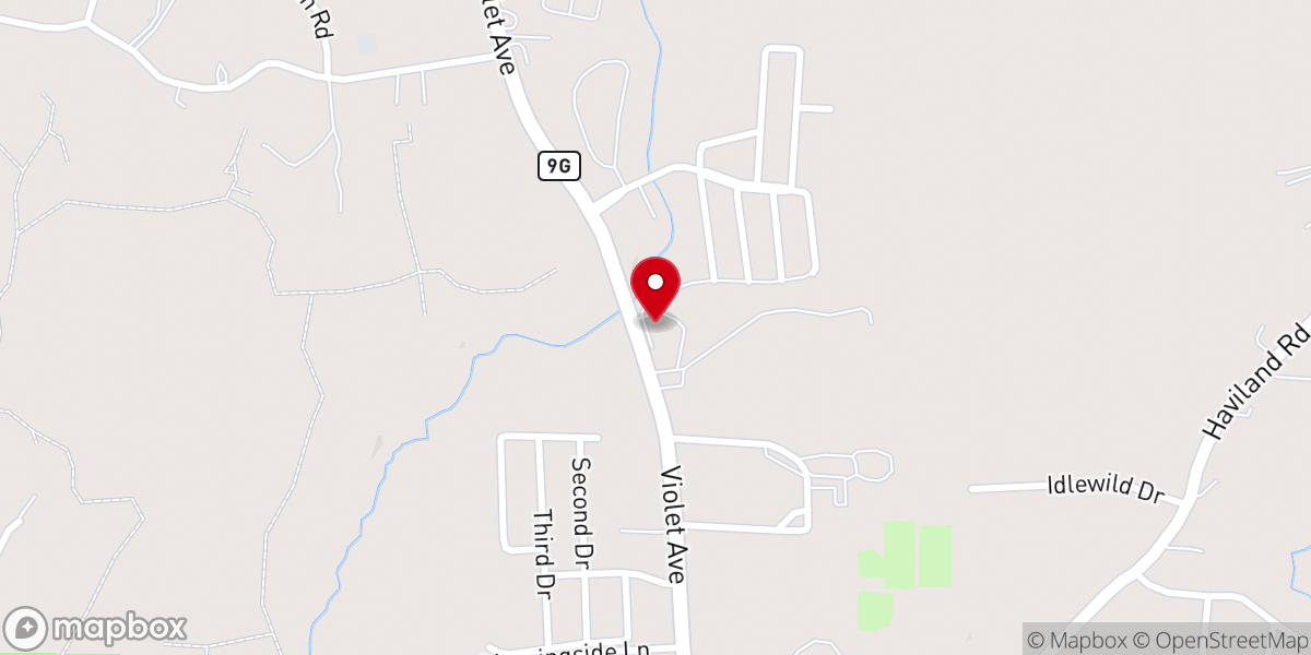 Map showing location of Emmanuel Christian Church