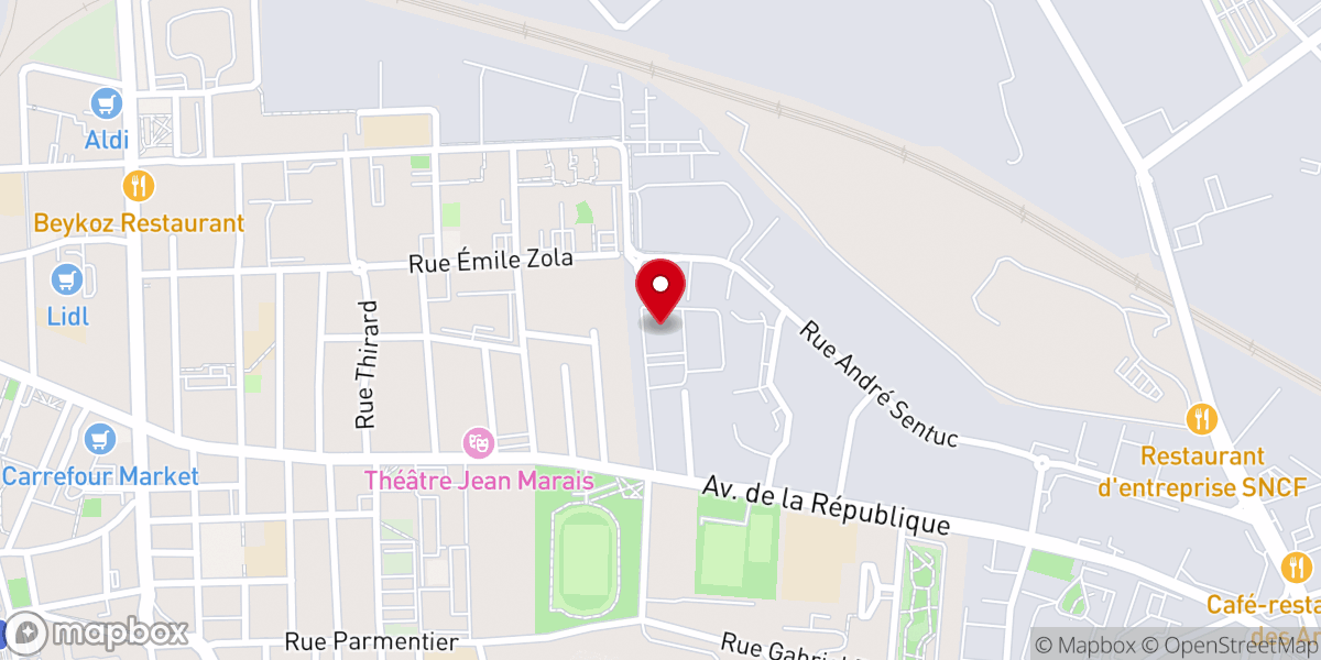 Map showing location of Communauté Chrétienne La Perfection