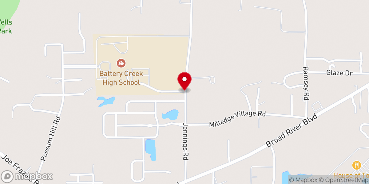 Map showing location of Decibel Church Inc