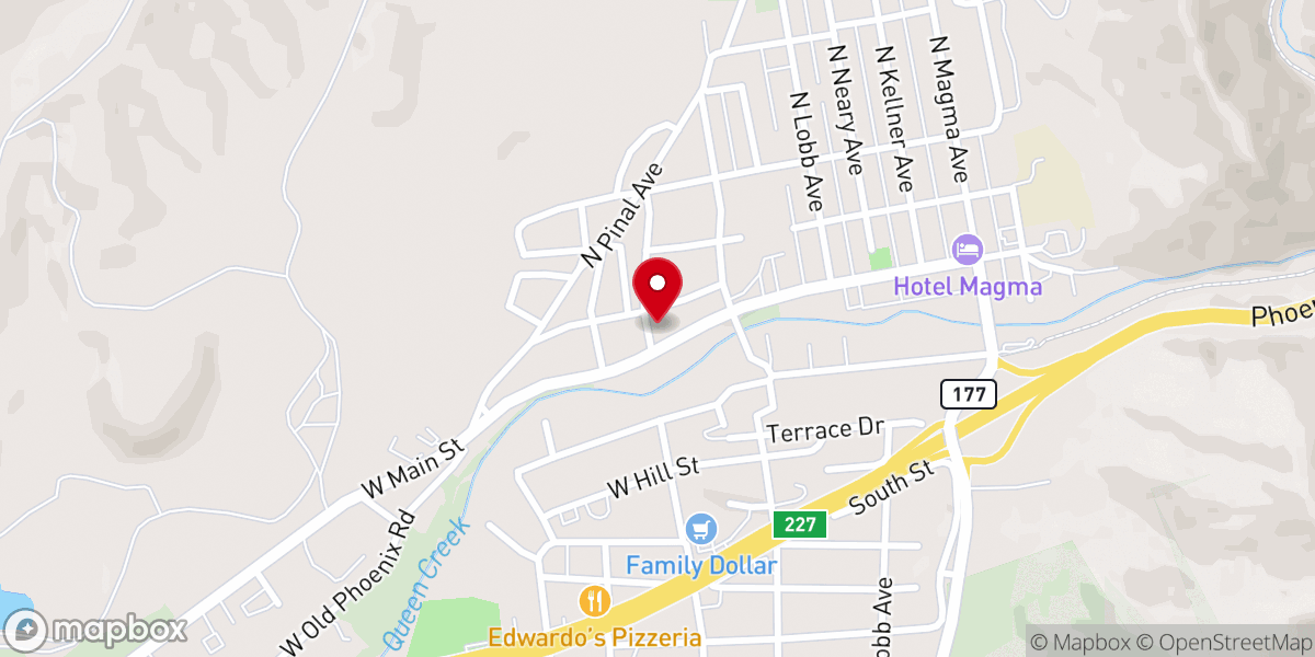 Map showing location of St Francis of Assisi
