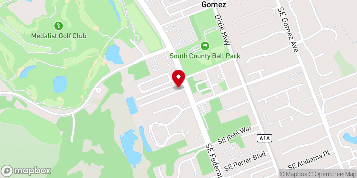 Map showing location of In His Love Church Ministries