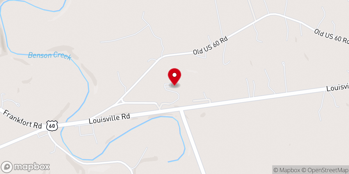 Map showing location of Graefenburg Christian Church