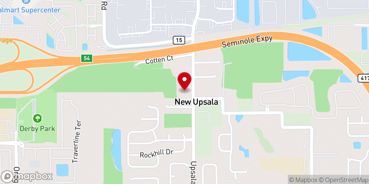 Map showing location of Safeharbor Christian Church