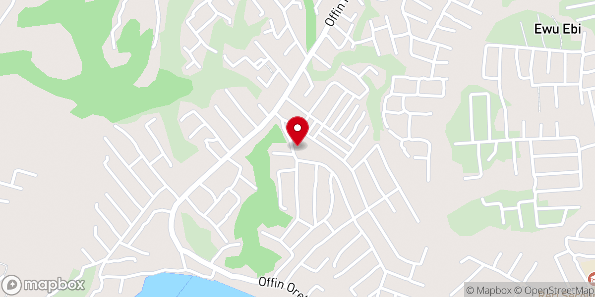Map showing location of WATCHMAN CATHOLIC CHARISMATIC RENEWAL MOVEMENT(WCCRM) OFFIN PARISH