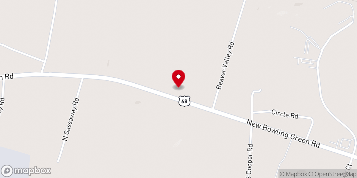 Map showing location of Browders Chapel Baptist Church