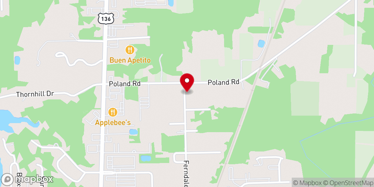 Map showing location of Farmers Chapel Untd Methodist Church