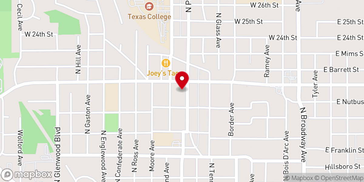 Map showing location of Miles Chapel CME Church