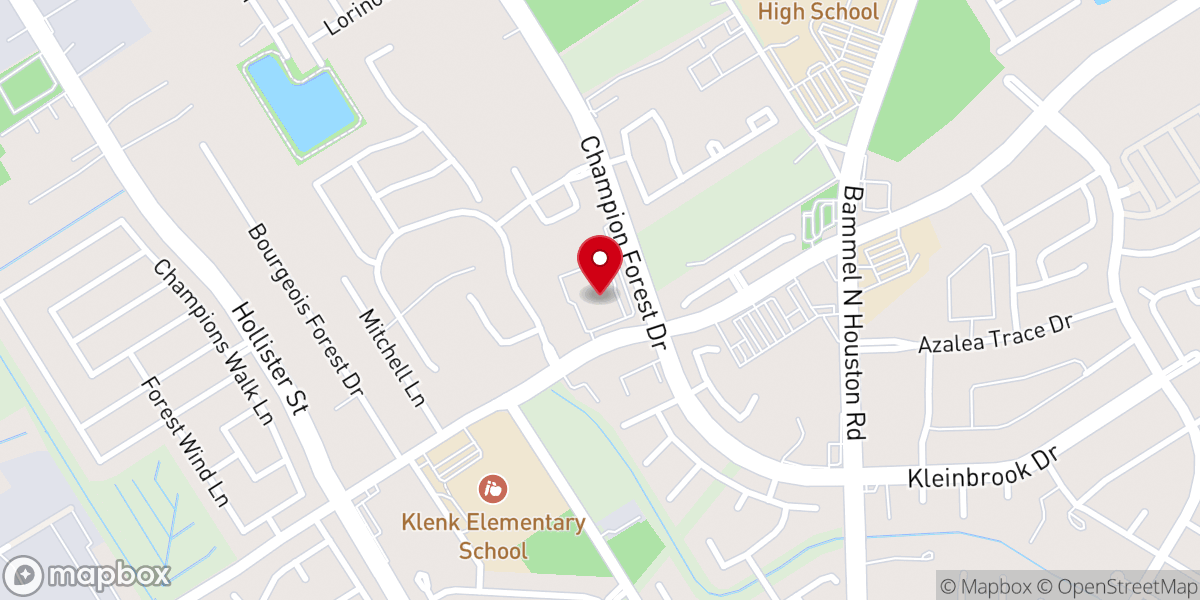 Map showing location of Glorious Way Church