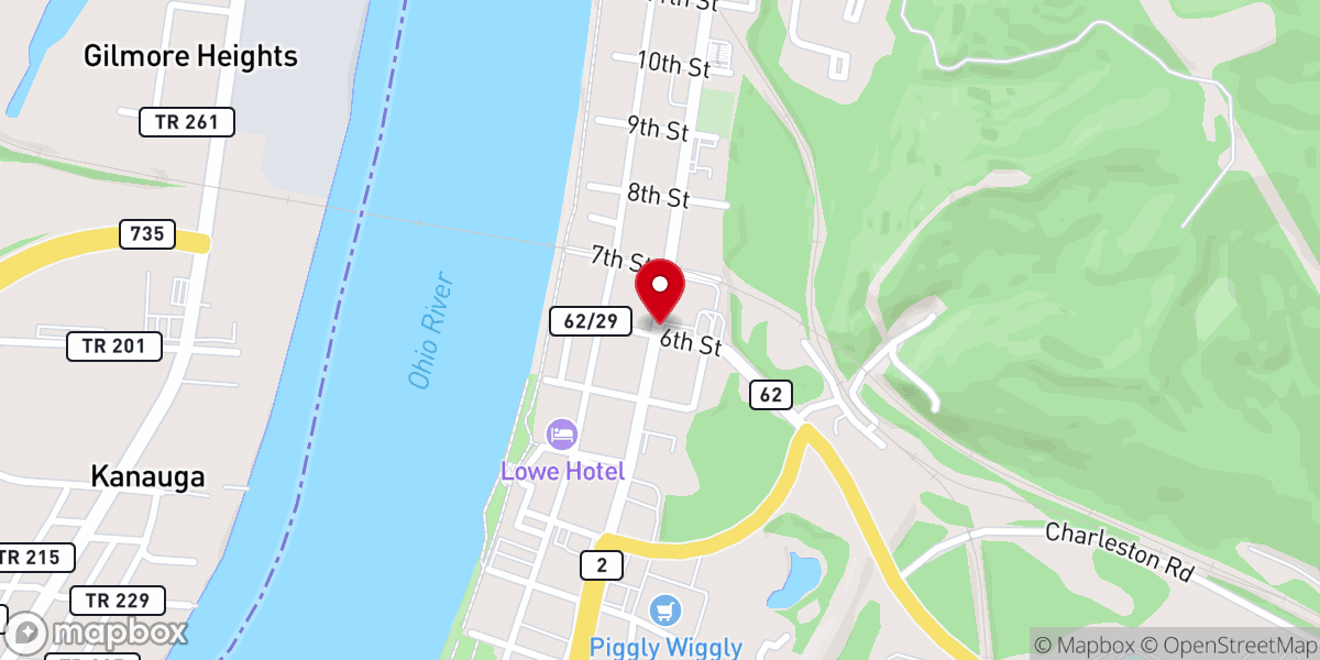 Map showing location of Graham Robert