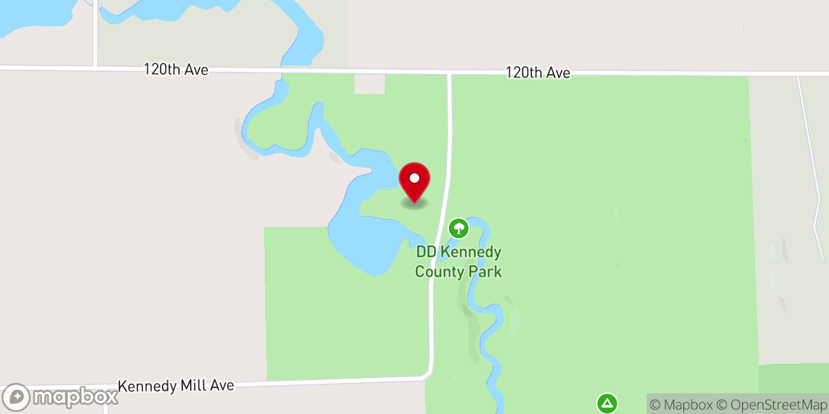 Map showing location of Harvest Fire Ministries