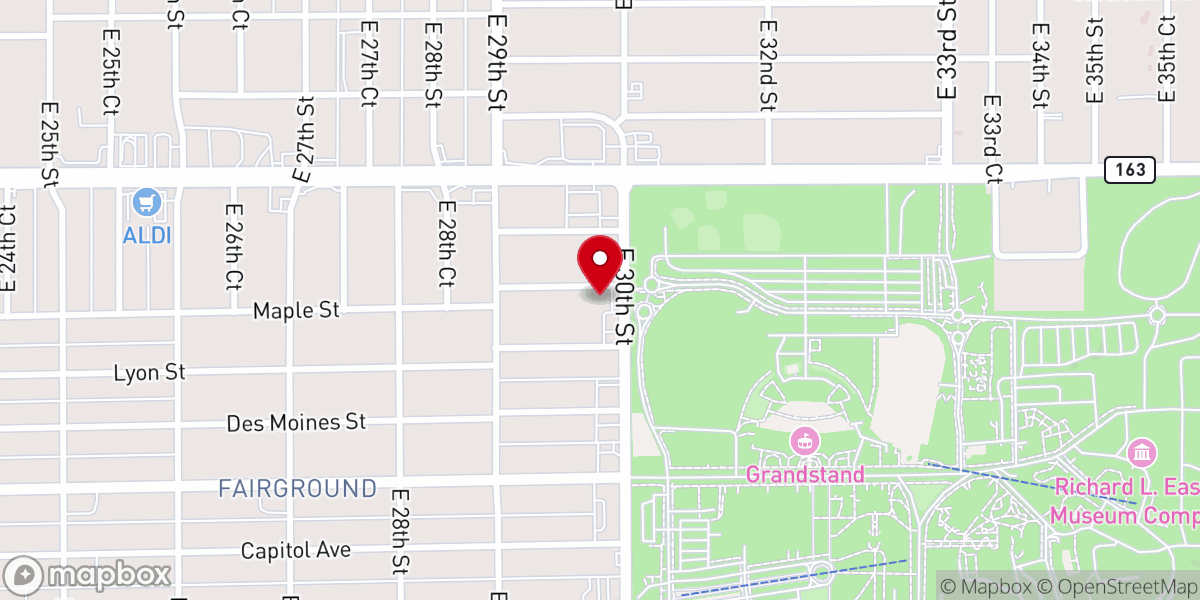 Map showing location of Holy Spirit Unity church in america